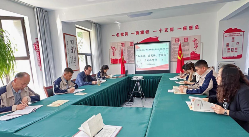 民爆公司黨支部開(kāi)展“知敬畏、存戒懼、守底線” 專(zhuān)題研討
